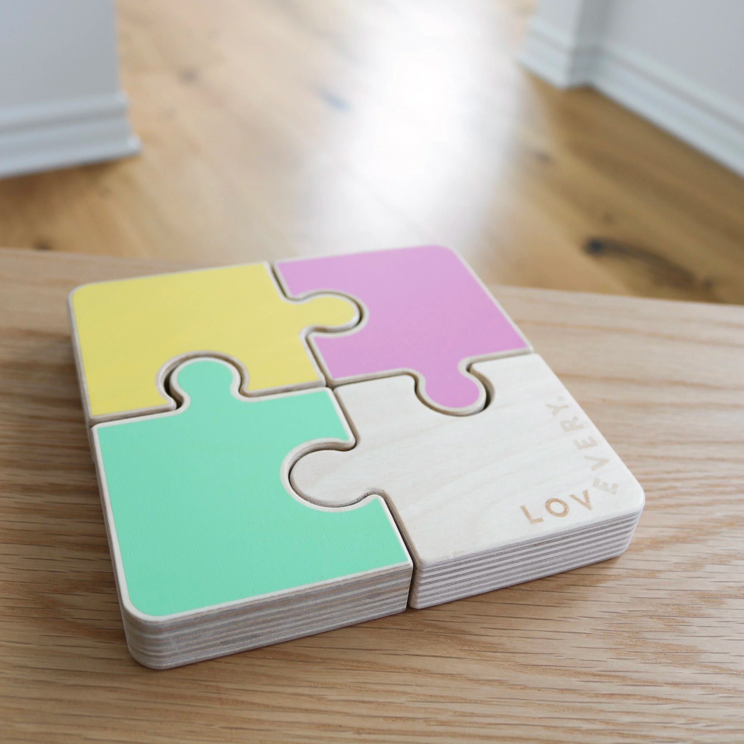 Puzzle en bois épais
