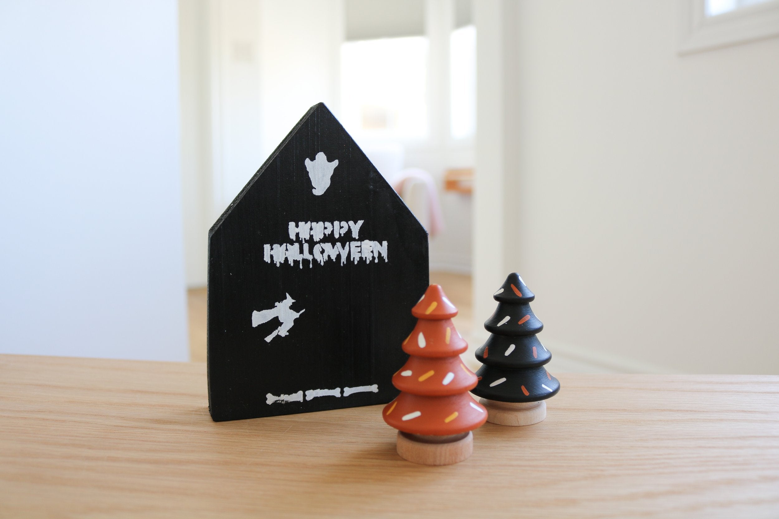 Halloween House and Trees