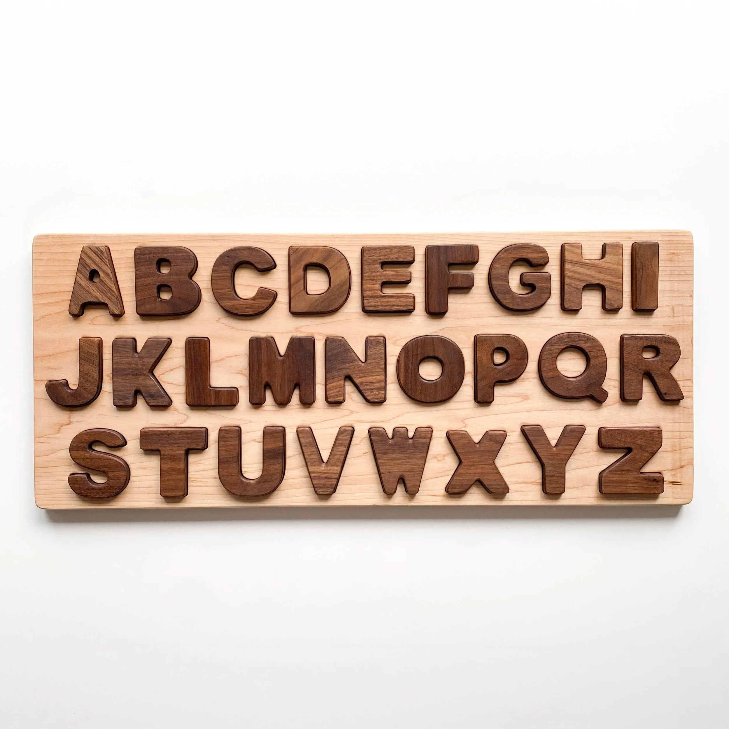 Puzzle XL en majuscules de l'alphabet