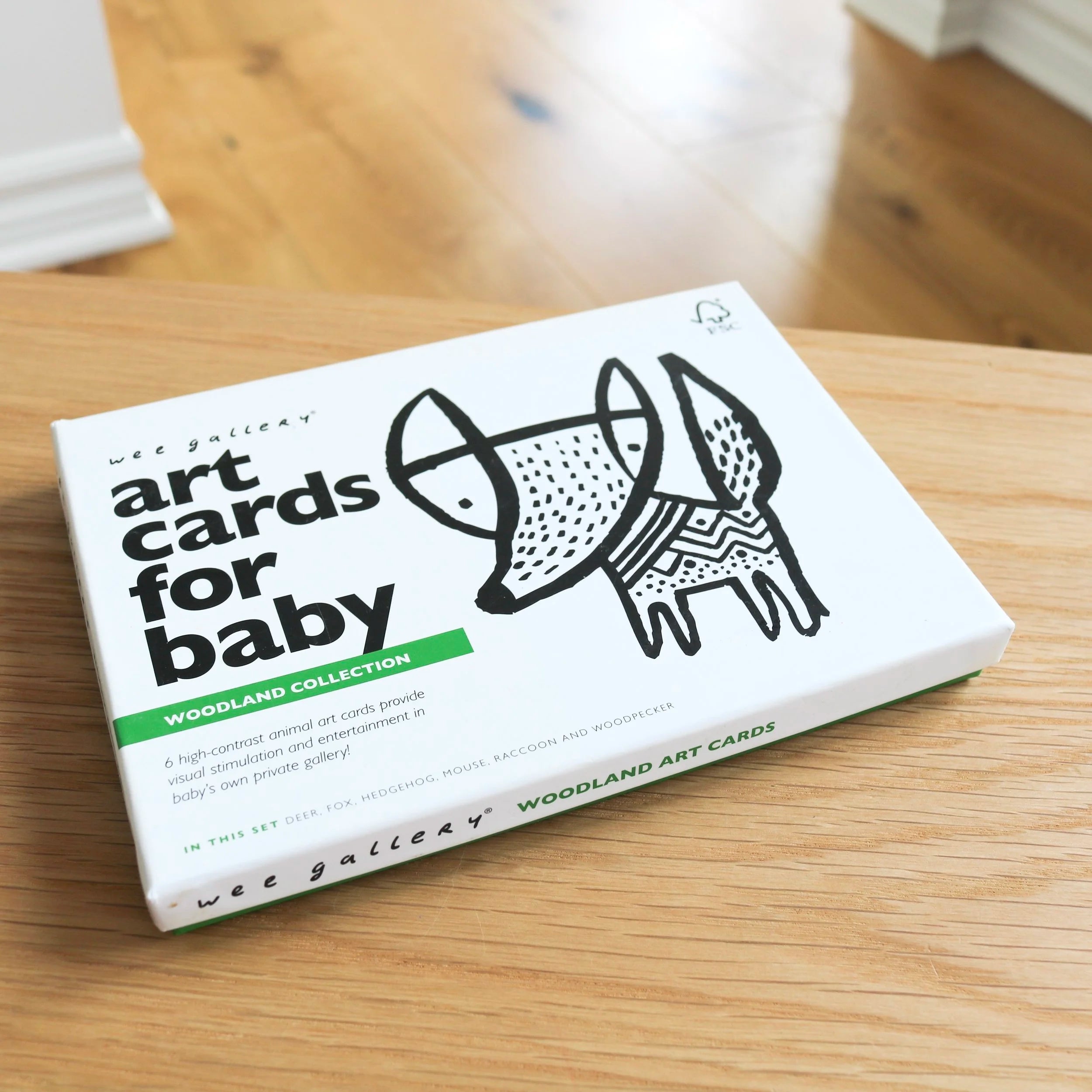 Cartes artistiques pour bébé : Collection Forêt