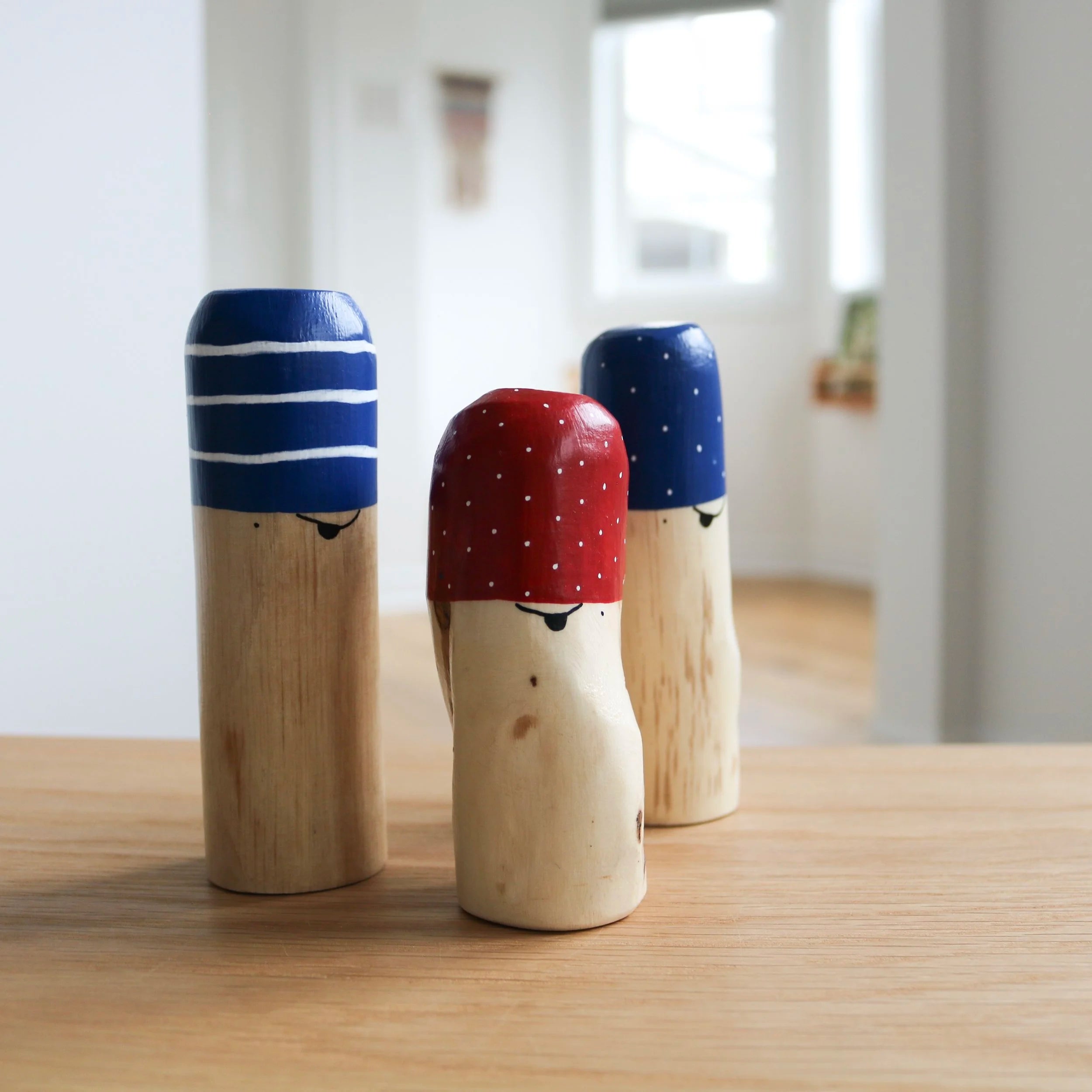 Gnomes pirates (3 pièces)