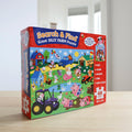 Kidsbooks Cherche et trouve un puzzle géant de ferme rigolo