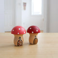 Maisons champignons pour la Saint-Valentin (2 pièces) 