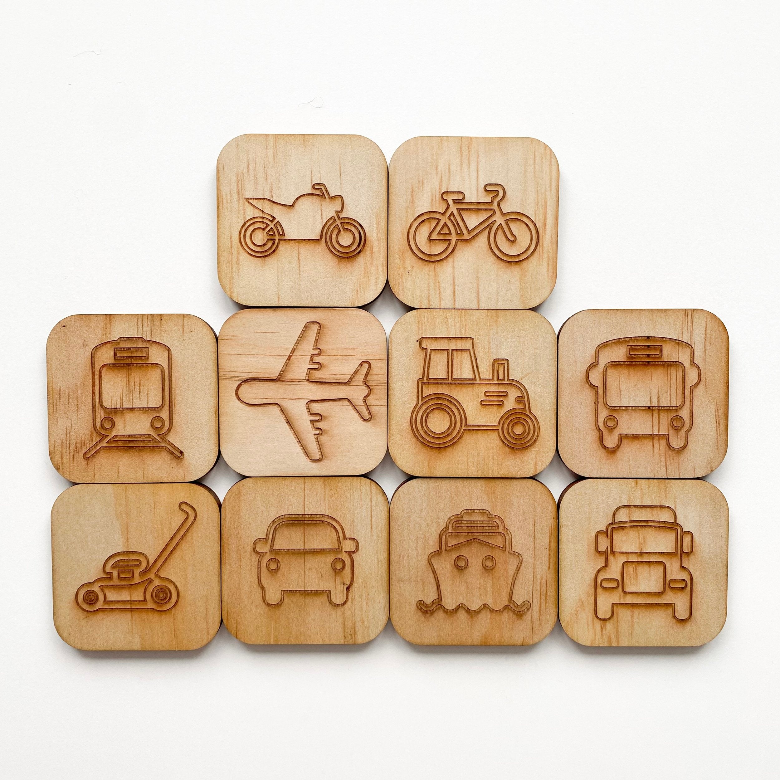Timbres/Découpages de transport (20 pièces)