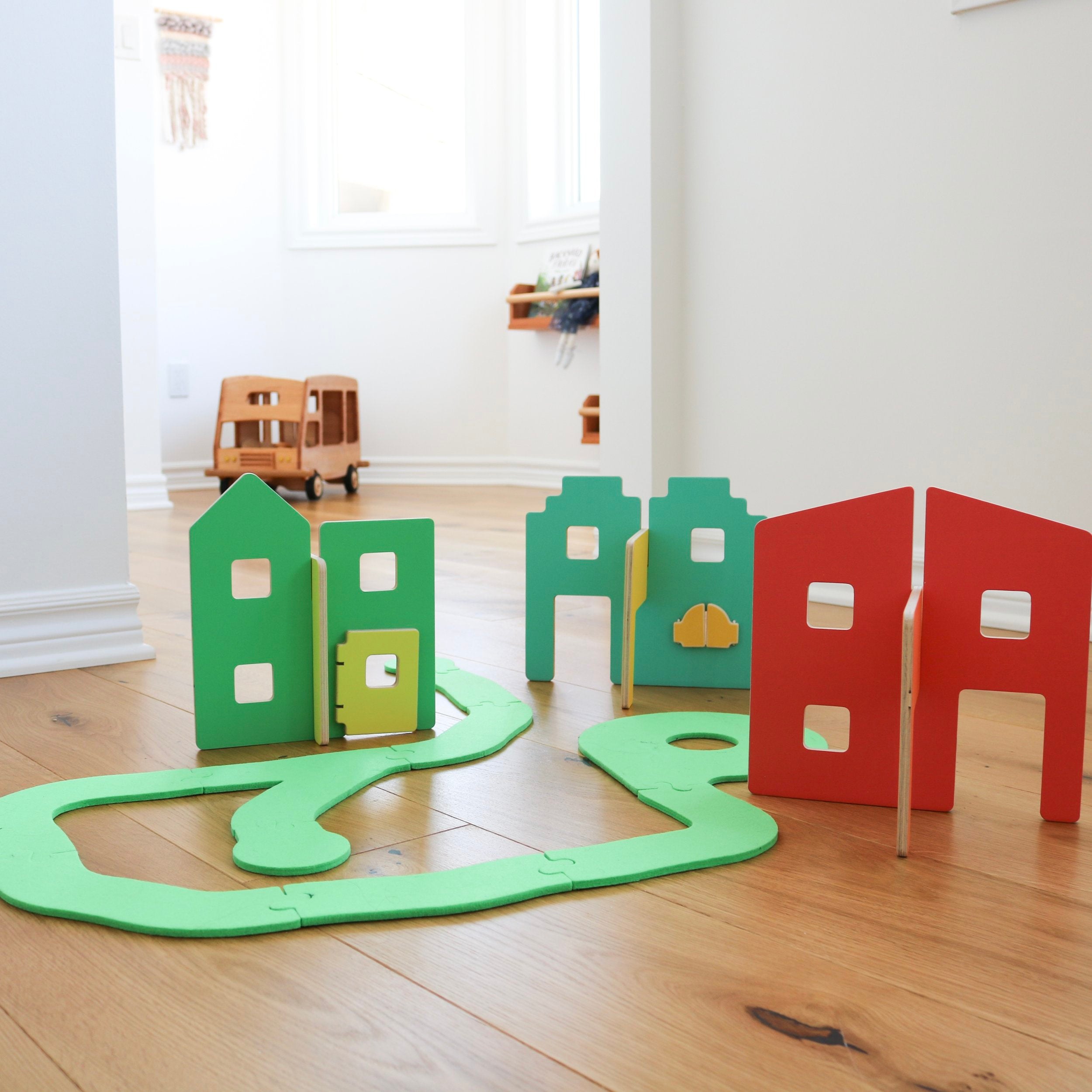 Village modulaire et sentiers