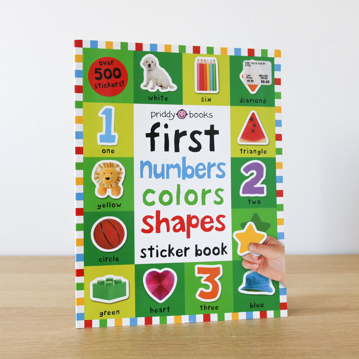 First Numbers, Colours and Shapes Sticker Book