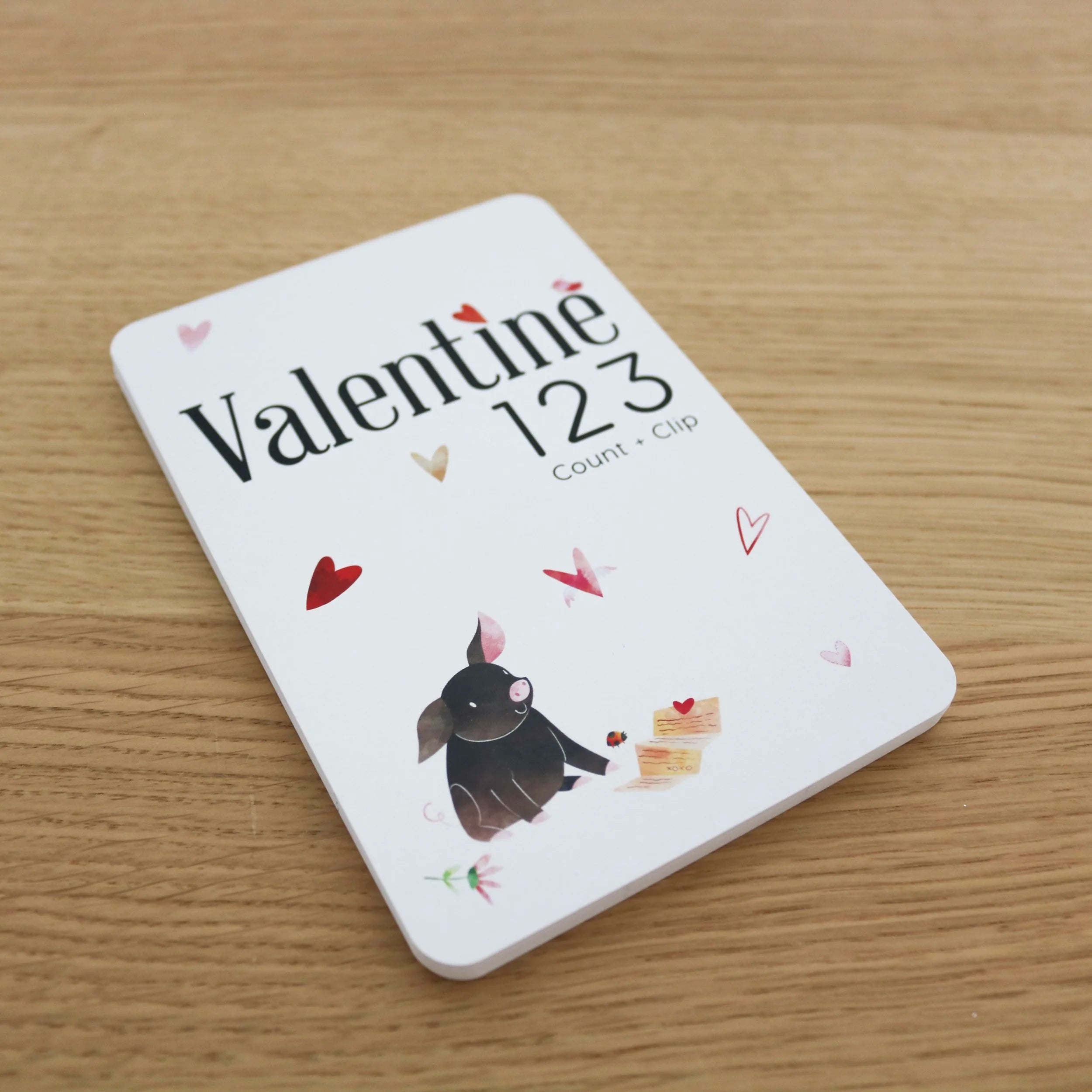 Valentine's Day 123 Count and Clip