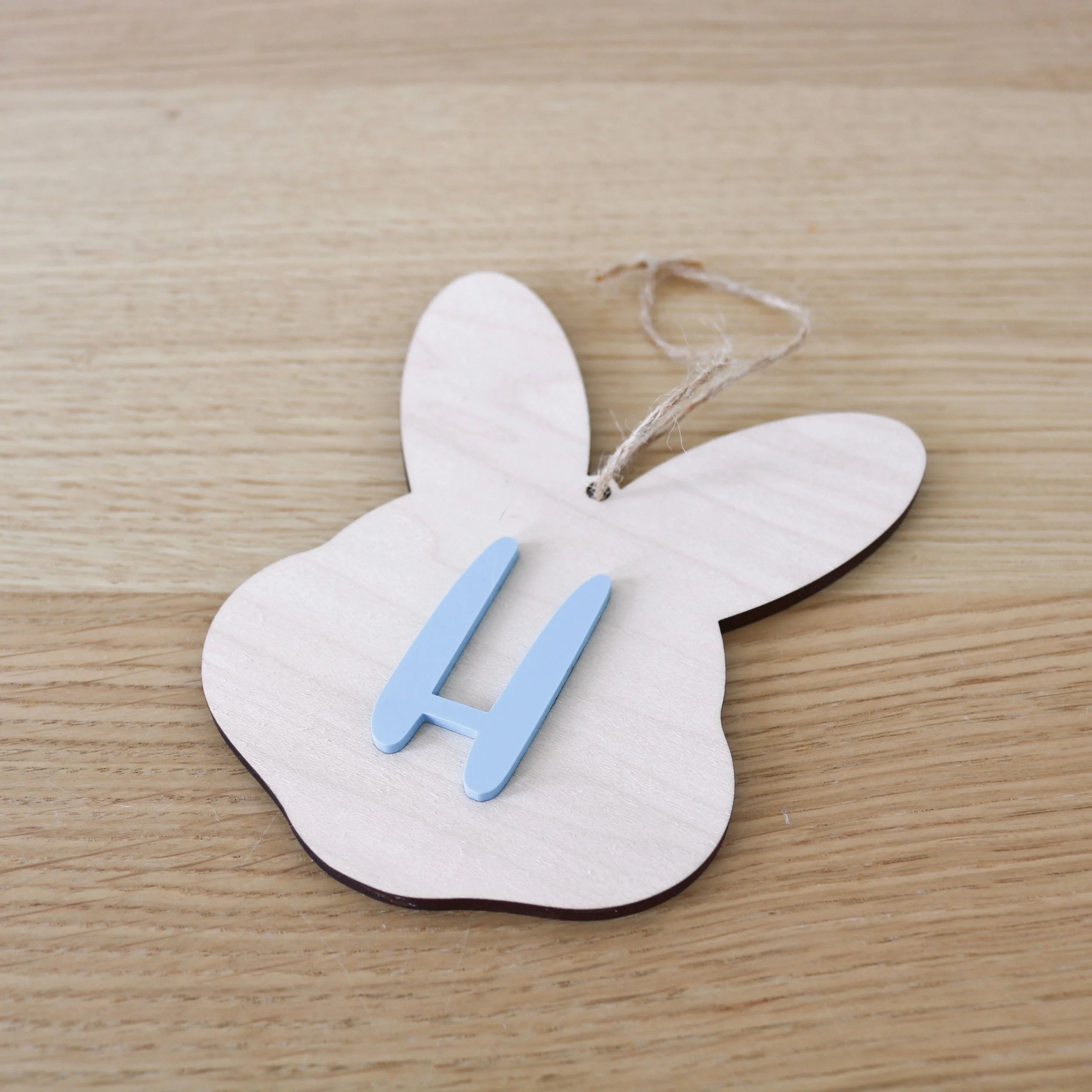 “H” Easter Basket Tag
