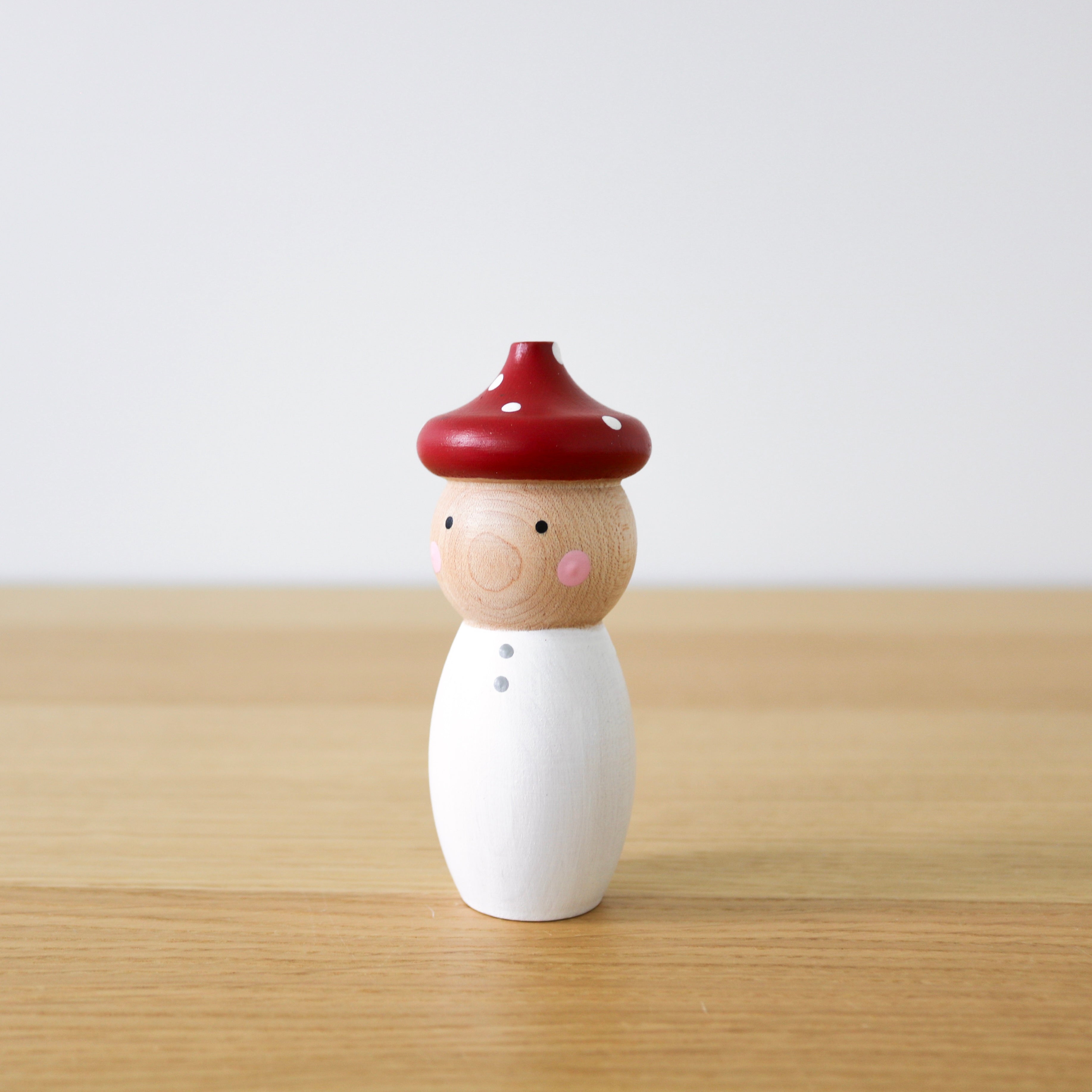Jumbo Toadstool Peg Doll