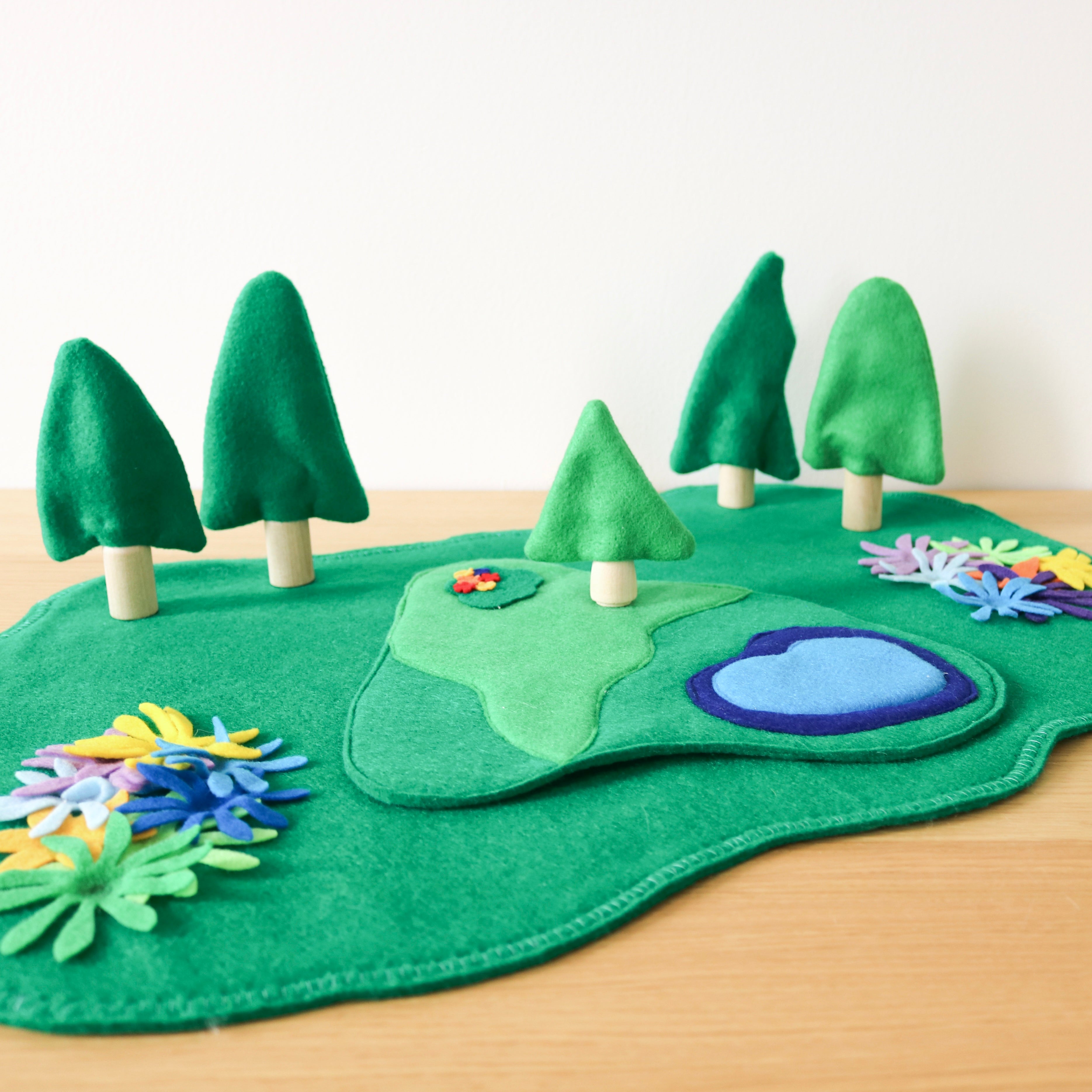 Large Summer Forest Playmat