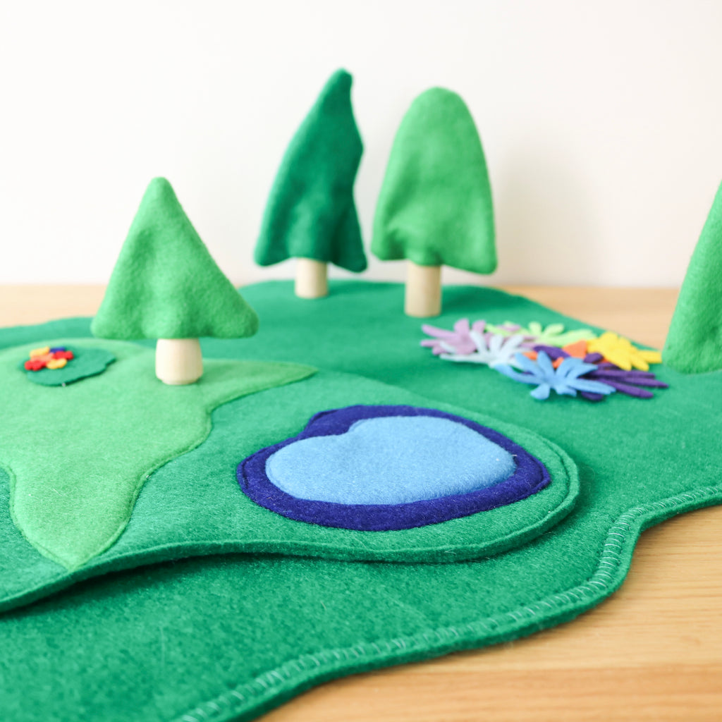 Large Summer Forest Playmat