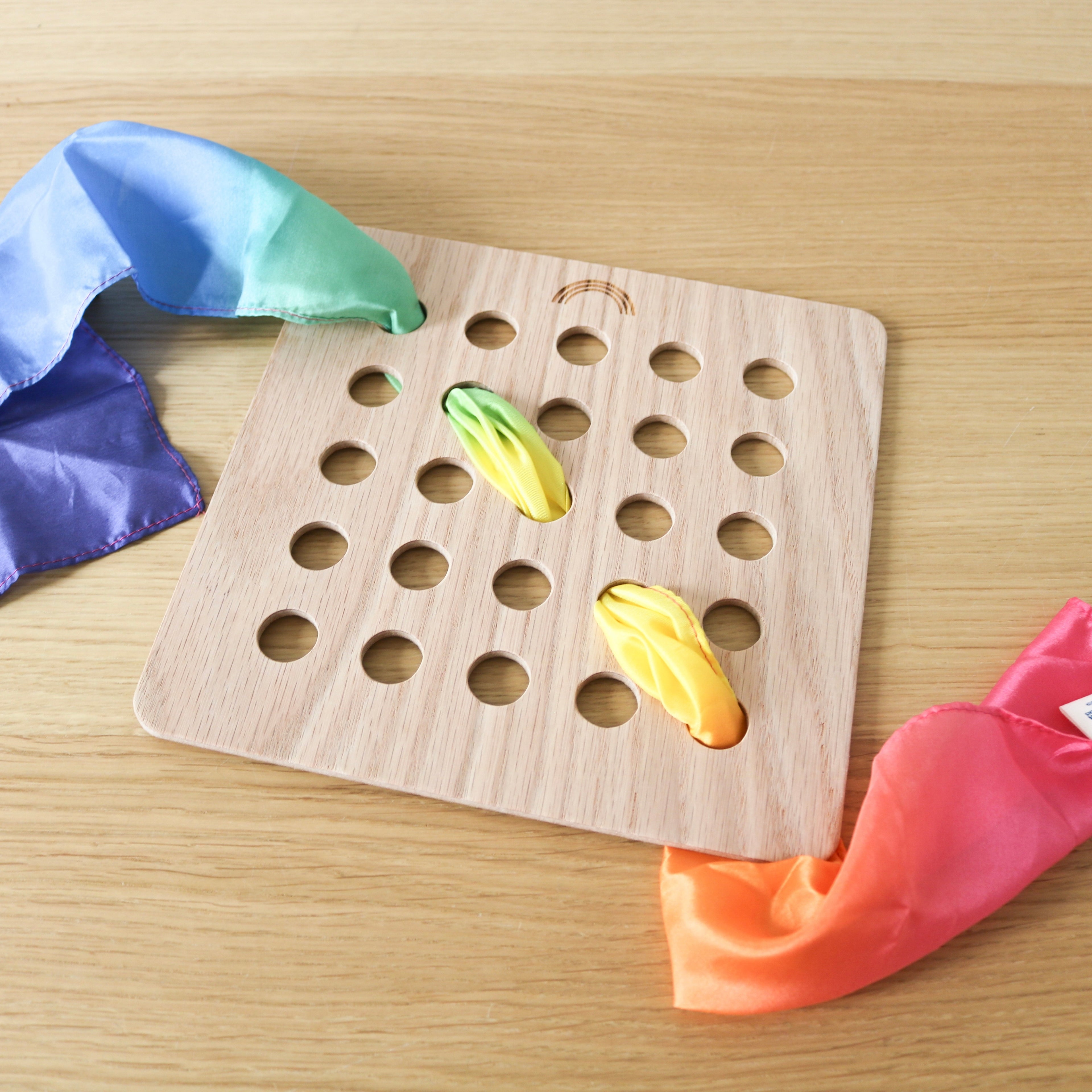 Threading Board and Rainbow Silk