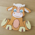 Wooden Baby Cow Puzzle