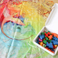 Enchanted Rainbow Castle Playmap and Dragon Game