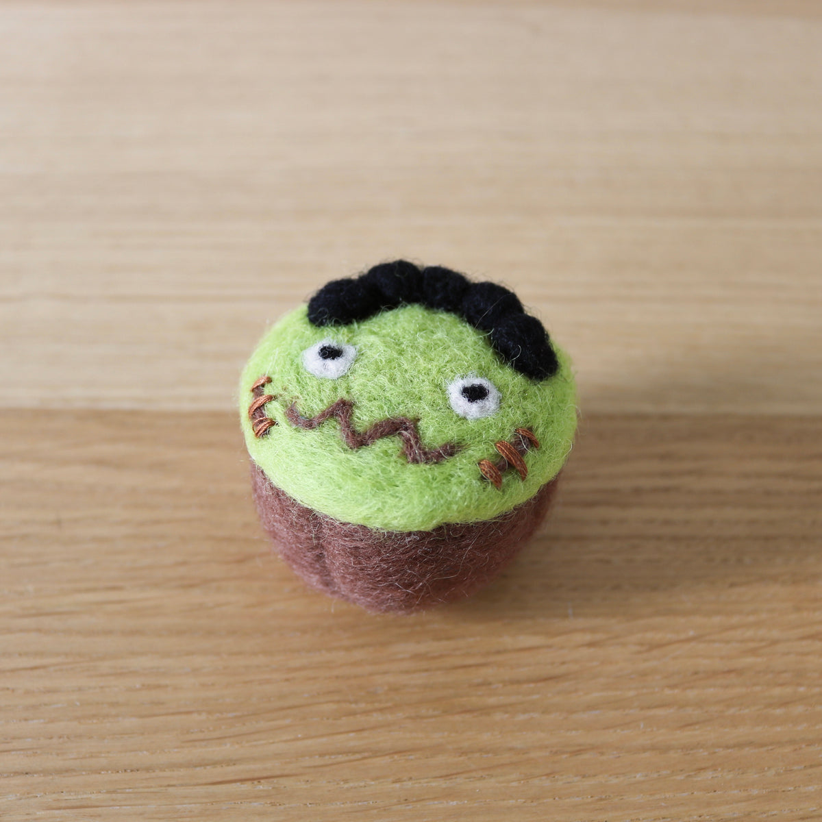 Felt Frankenstein Cupcake