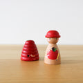 Back to School Apple and Peg Doll (2 pcs.)