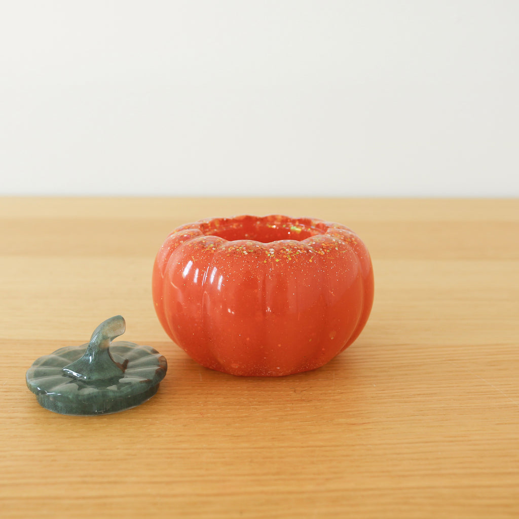 Resin Pumpkin Jar