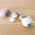 Lapin de Pâques, poussin et œuf